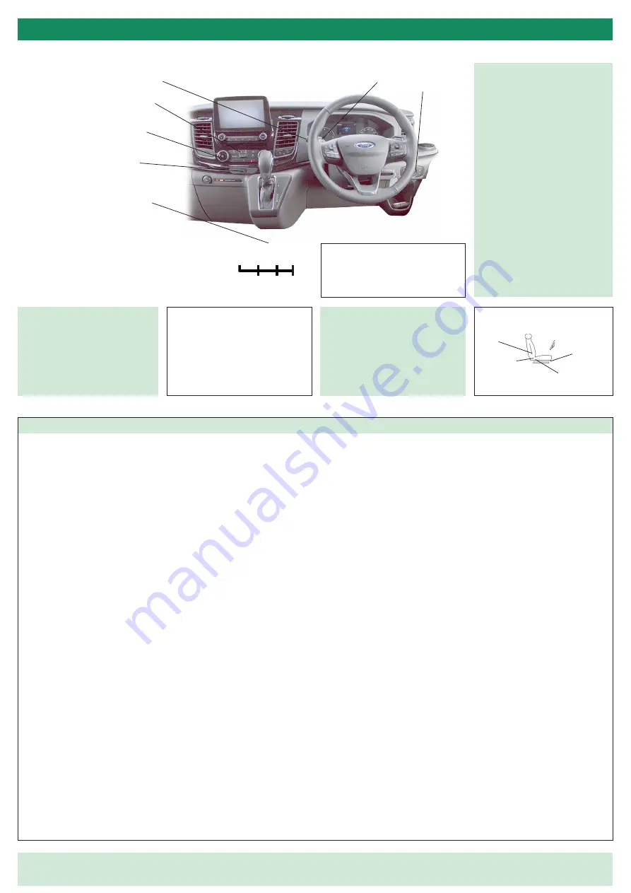 Ford TRANSIT CAB TIPPER 2016 Vehicle Instruction Card Download Page 10