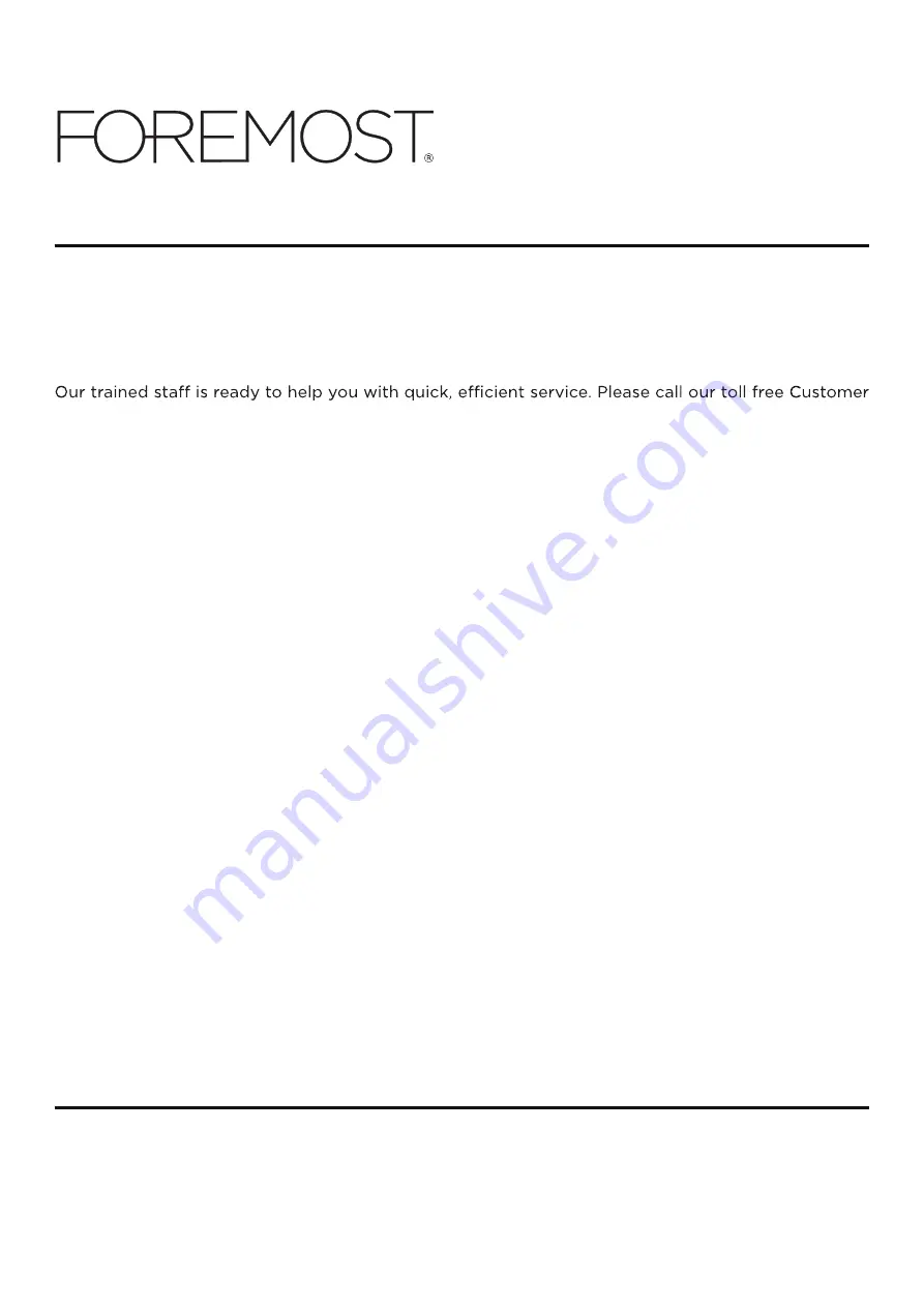 Foremost Aluminium Mirror Manual Download Page 7