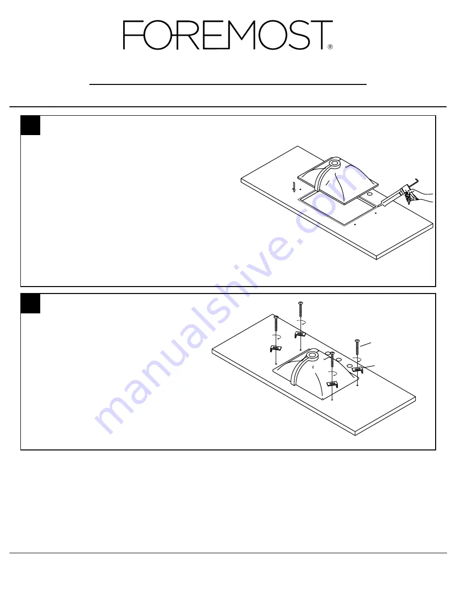 Foremost BRANTLEY BABVT4922 Instructions Manual Download Page 3