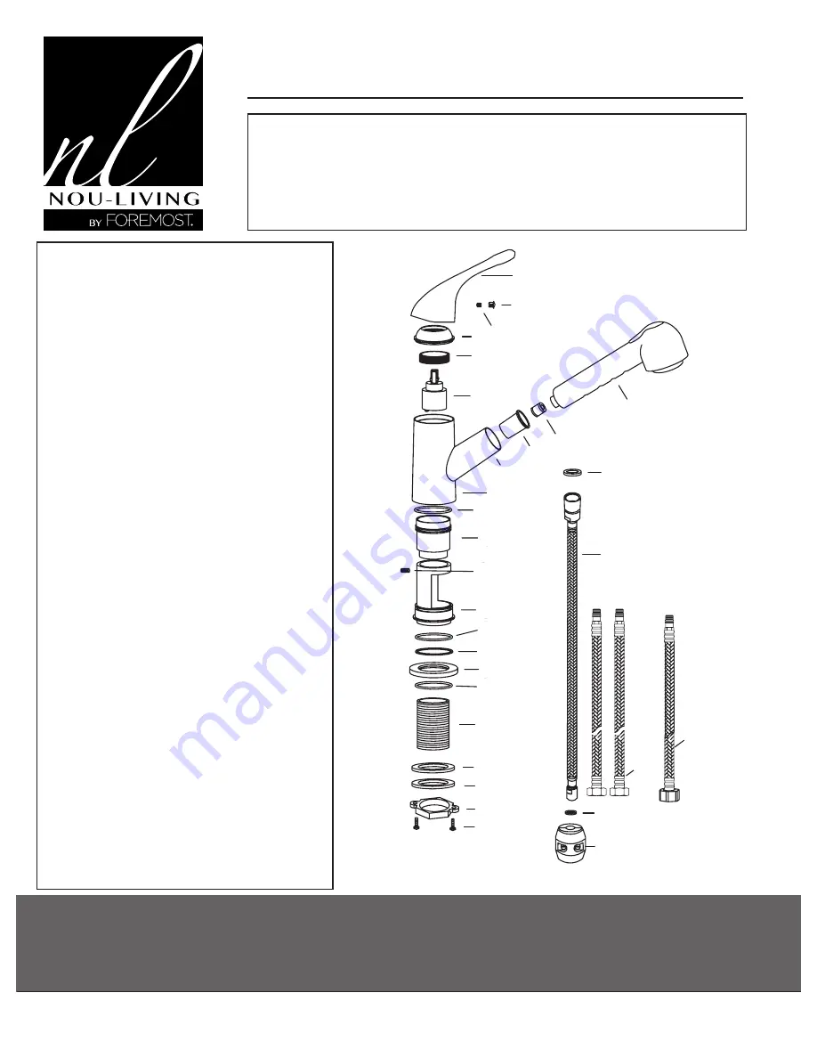 Foremost NOU-LIVING ESGLVT2522 Instructions Manual Download Page 6