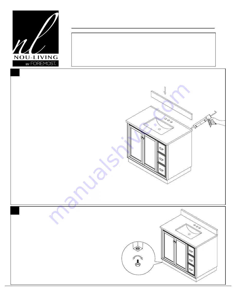 Foremost NOU-LIVING EVTAT3722D Instructions Manual Download Page 3