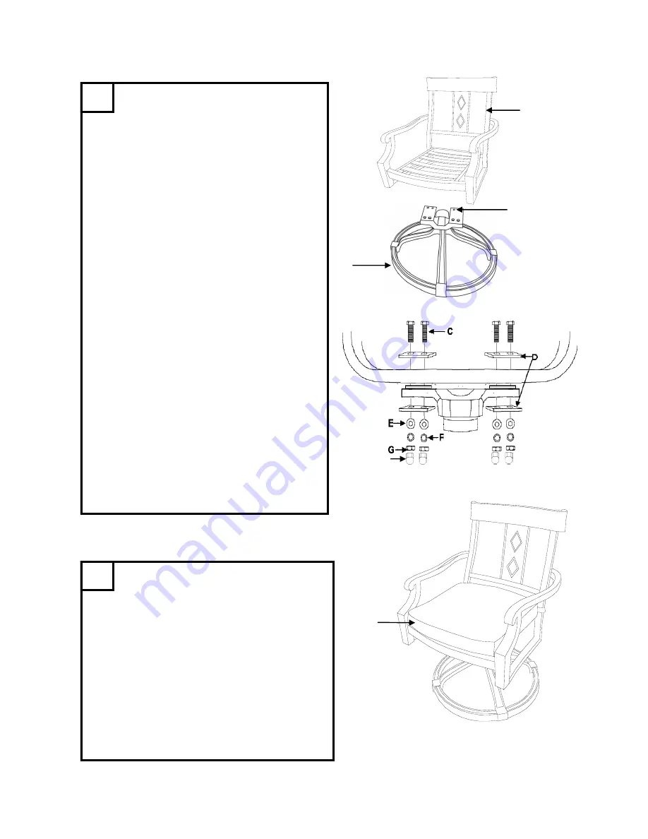 Foremost Veranda Classics FG-BROSR Assembly Instructions Manual Download Page 3