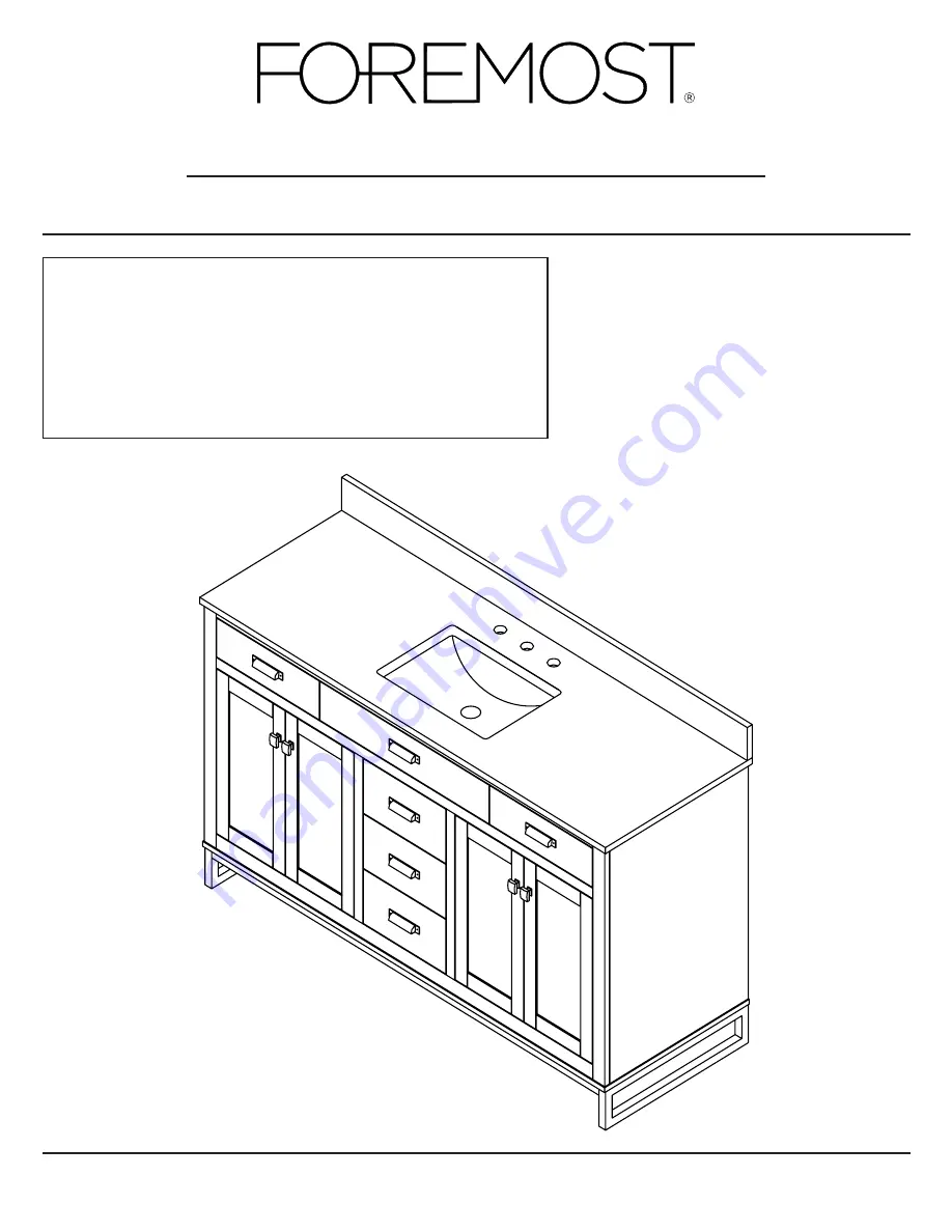 Foremost WETHERTON WETWA6122D Скачать руководство пользователя страница 1