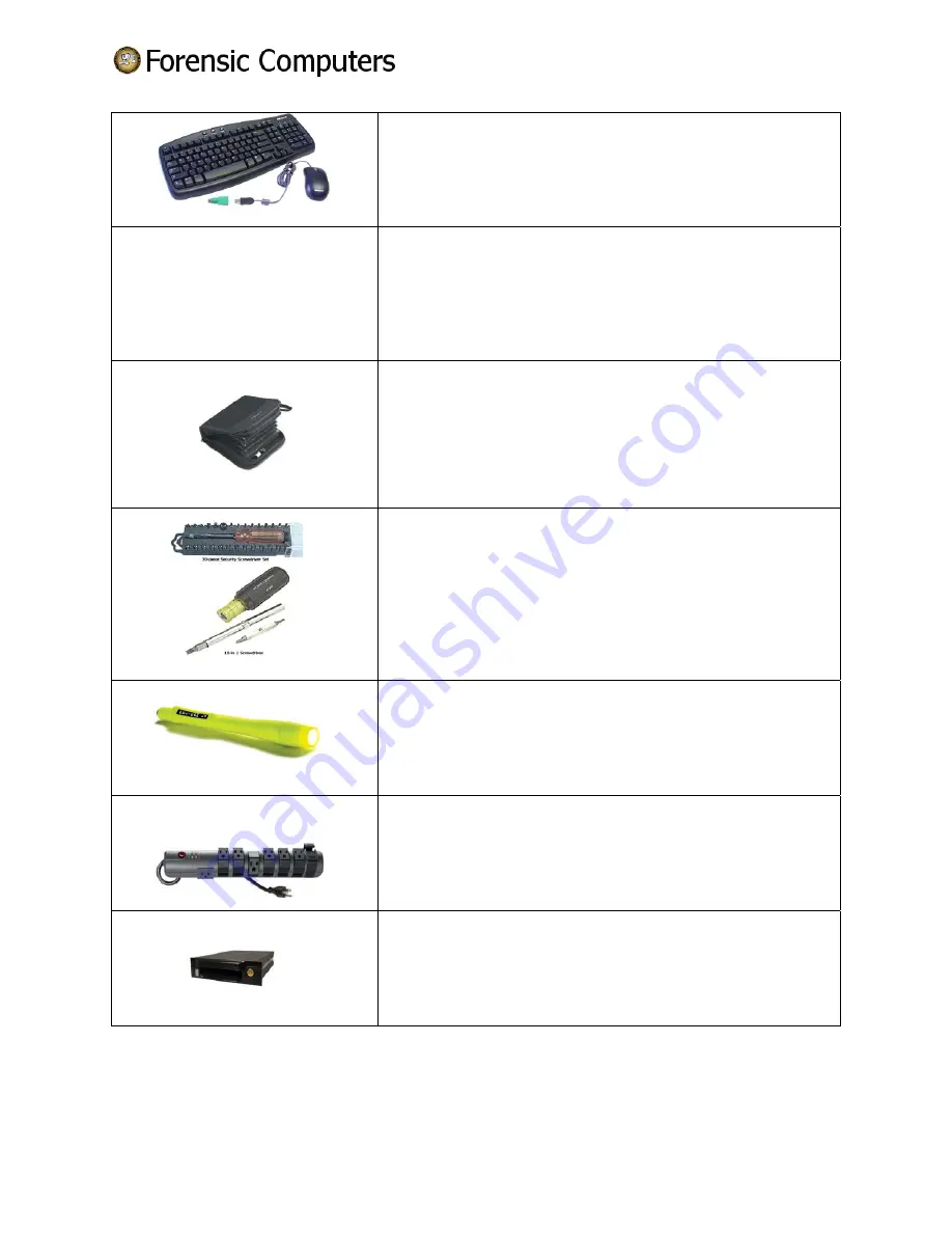 Forensic Computers Tower II (FT II) User Manual Download Page 4