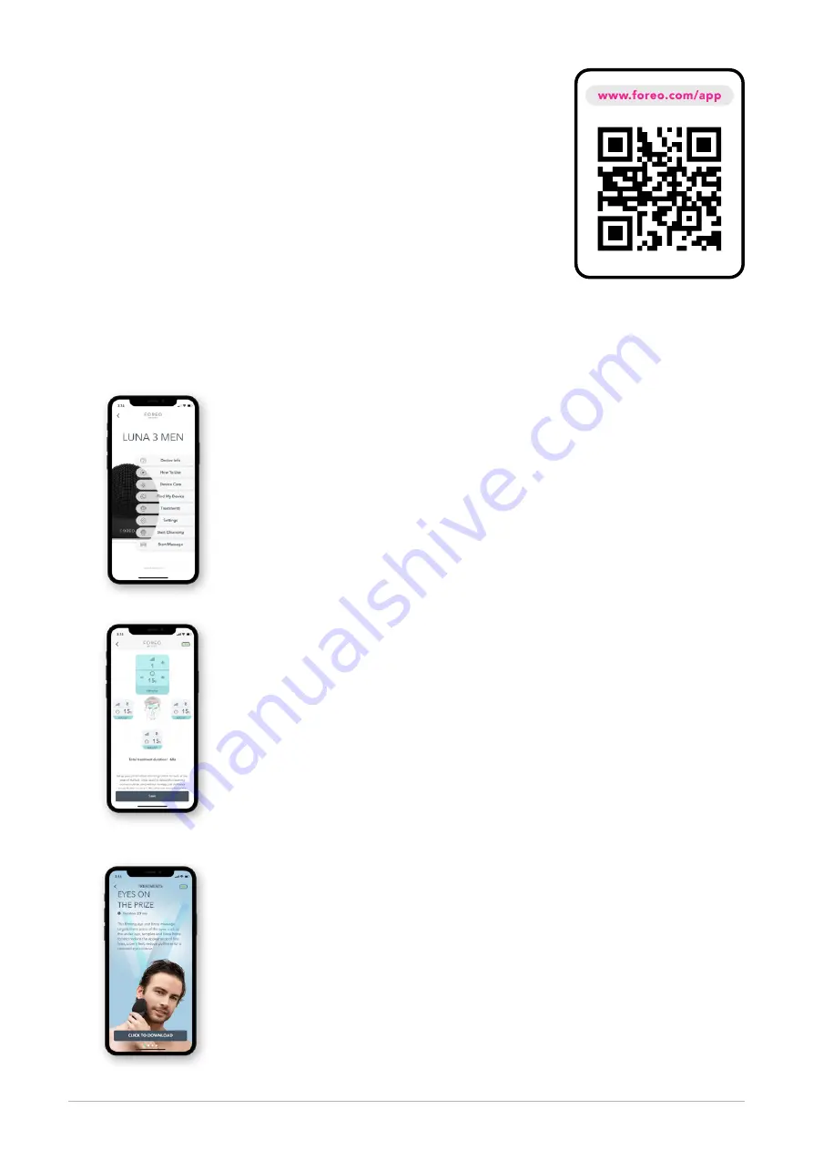 Foreo LUNA 3 MEN Full User Manual Download Page 3