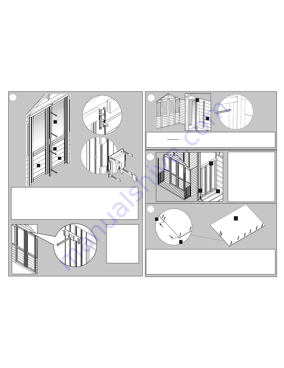 Forest garden CRNRSUM77 Assembly Instructions Download Page 3