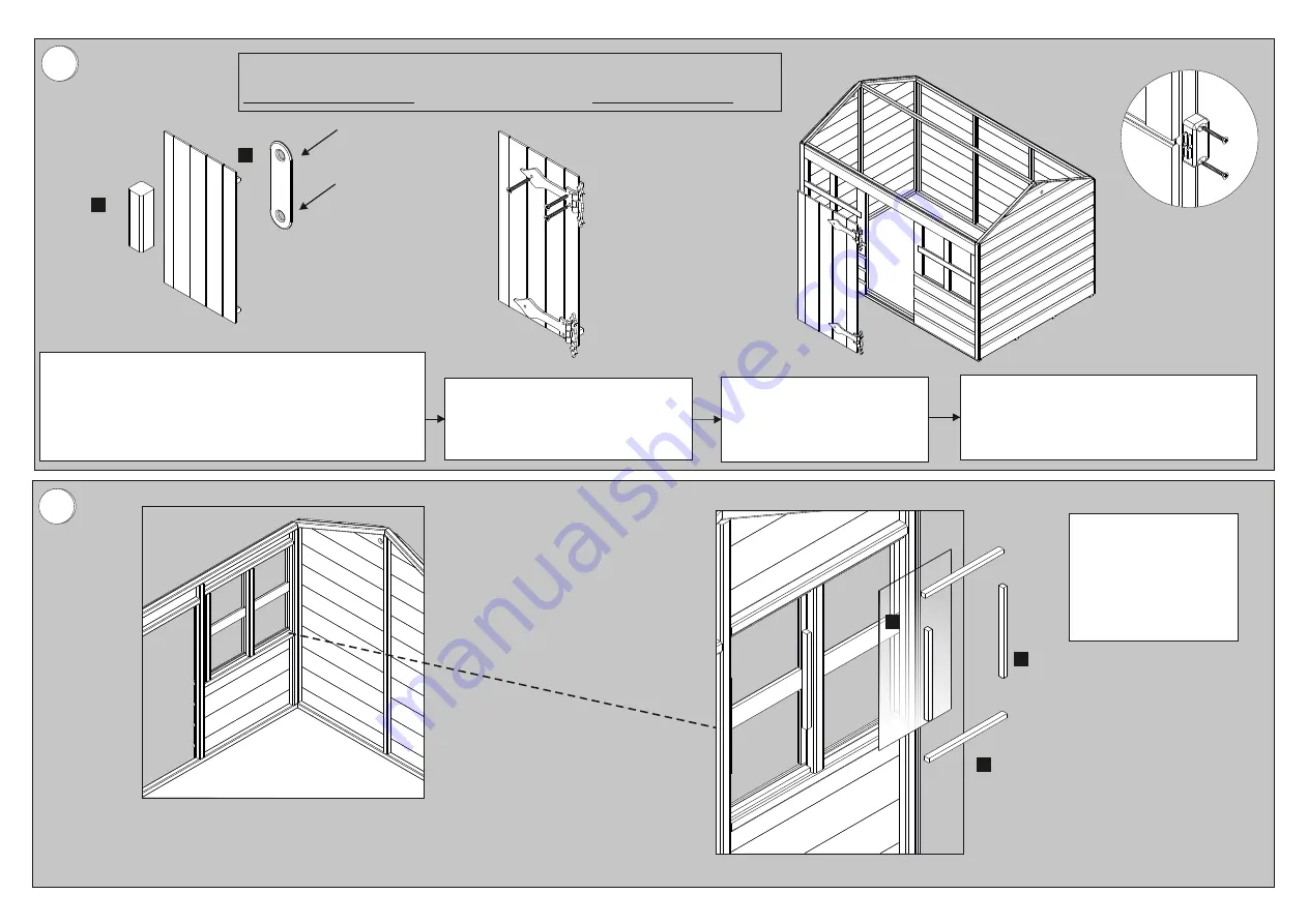 Forest garden DAMSON PLAYHOUSE Instruction & Reference Manual Download Page 3