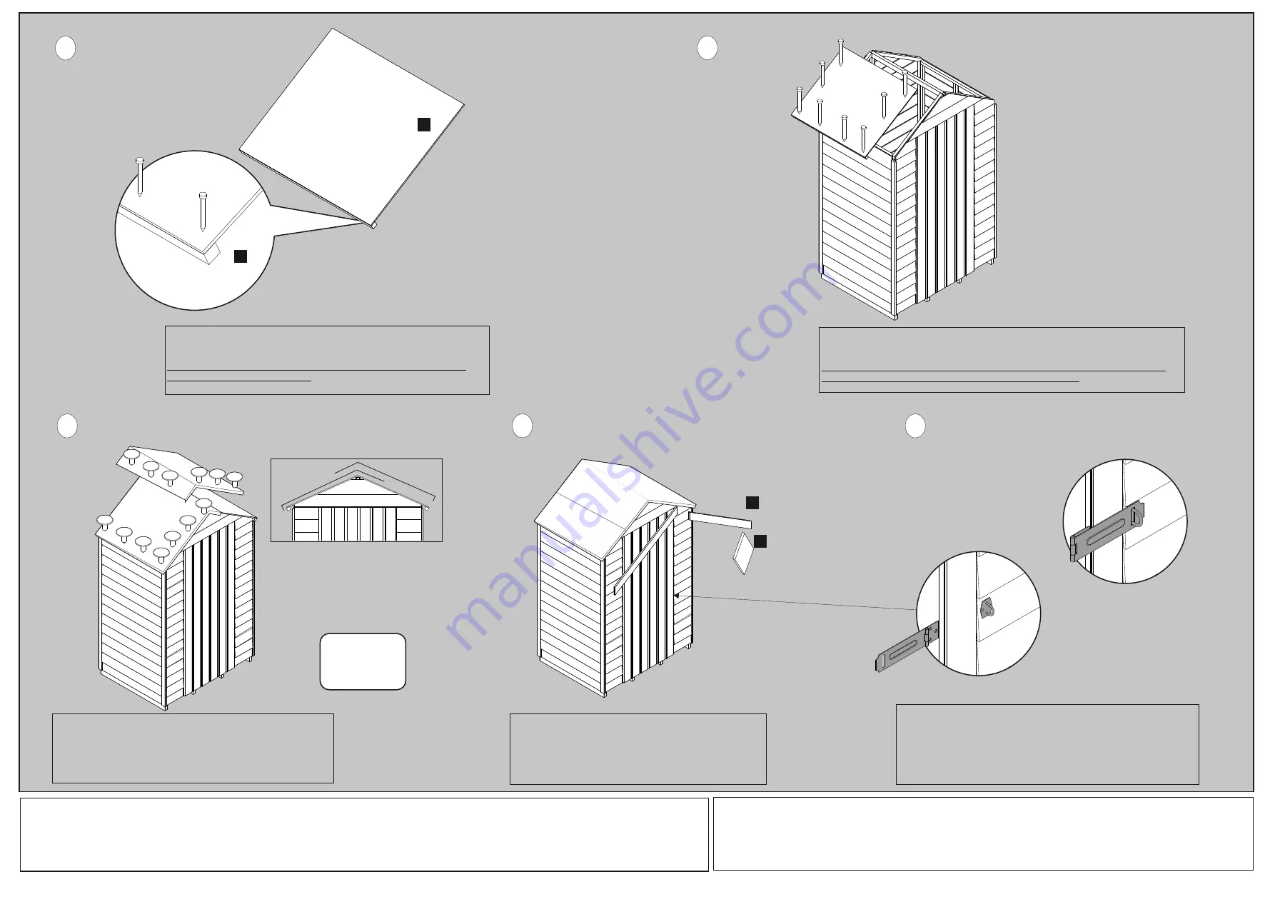 Forest garden Overlap Apex Shed 4x3 Скачать руководство пользователя страница 2