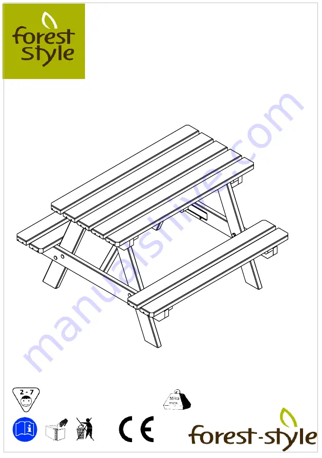 forest-style AUREA Assembly Instructions Manual Download Page 1