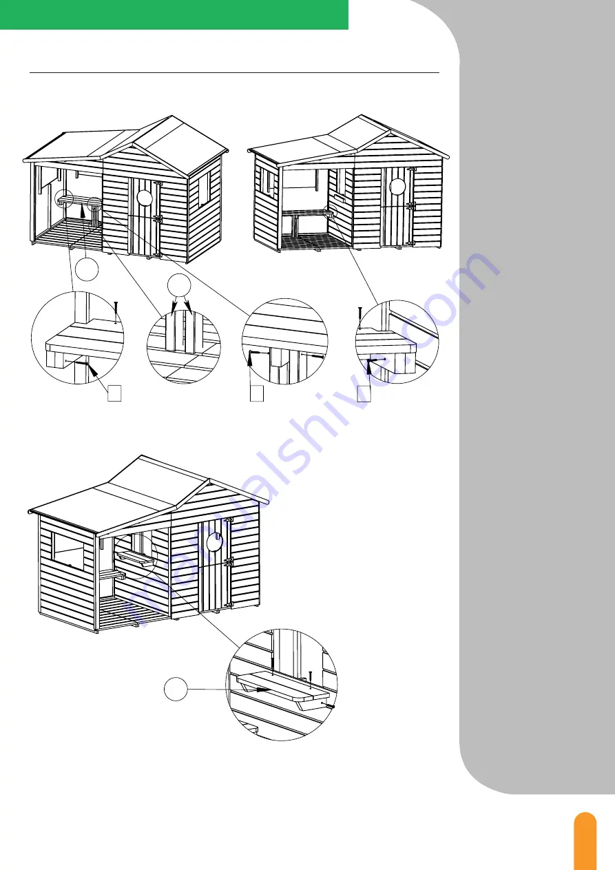 forest-style HACIENDA 2354 Building Instructions Download Page 21