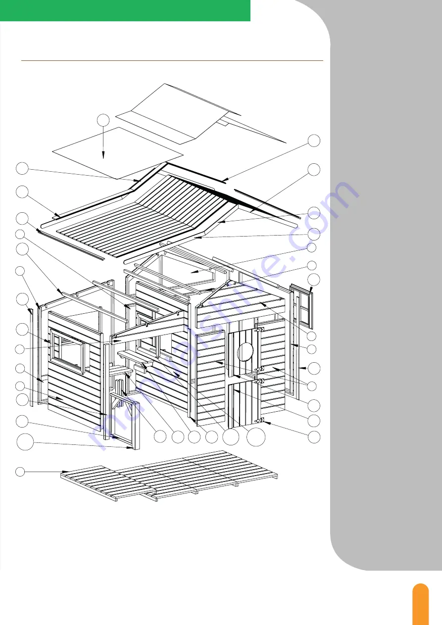 forest-style HACIENDA + PREAU 2354 Building Instructions Download Page 9