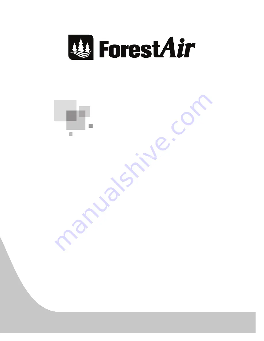 ForestAir FGH-42ES-MZ Owner'S Manual Download Page 1