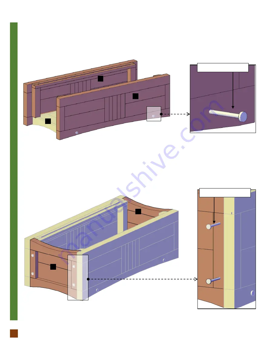 Forever Redwood ALAN'S REDWOOD STORAGE BENCH Assembly Instructions Manual Download Page 5