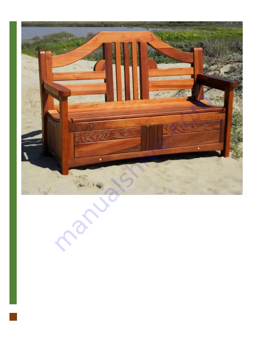 Forever Redwood ALAN'S REDWOOD STORAGE BENCH Assembly Instructions Manual Download Page 8