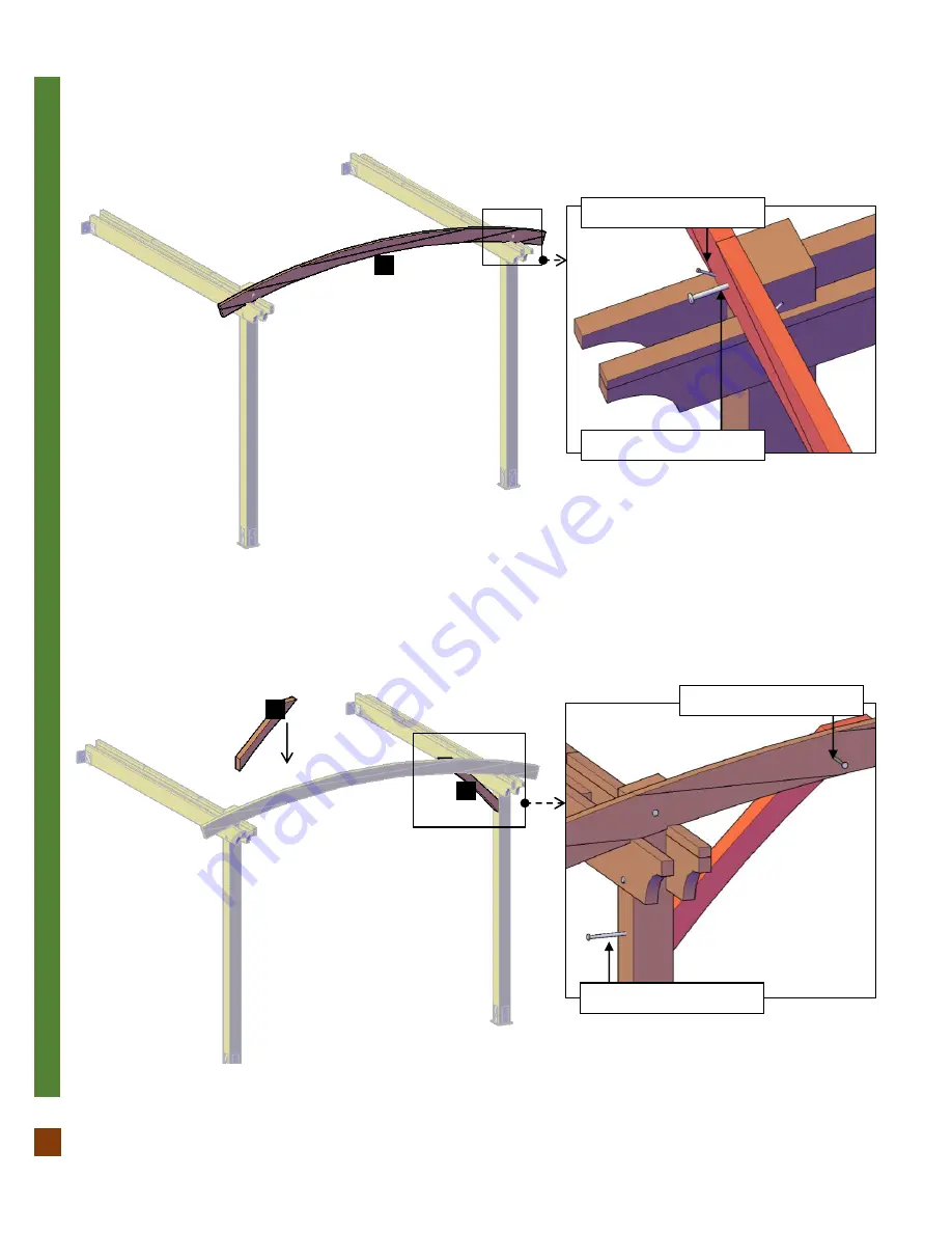 Forever Redwood ARCHED PERGOLA KIT Скачать руководство пользователя страница 8