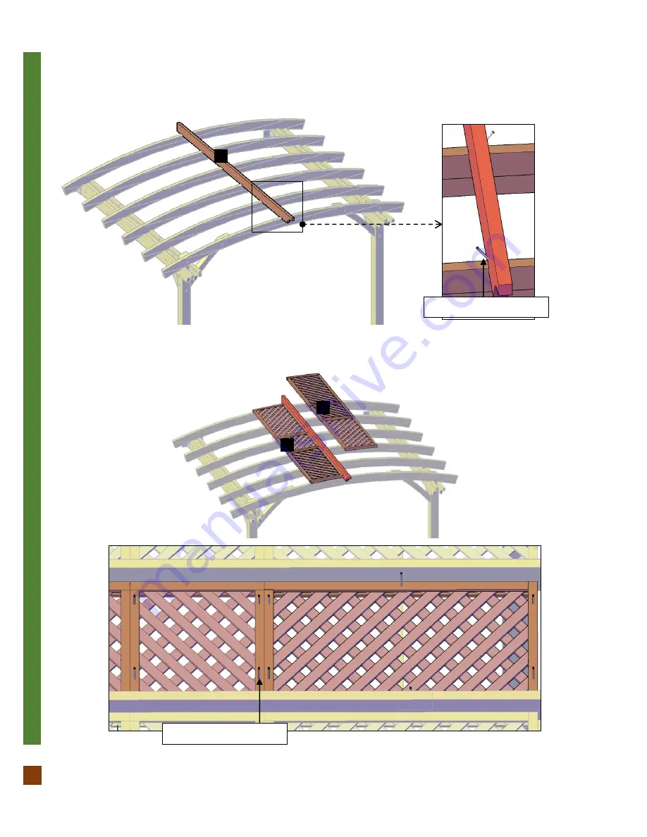 Forever Redwood ARCHED PERGOLA KIT Скачать руководство пользователя страница 11