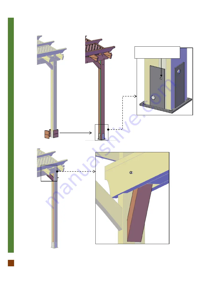 Forever Redwood ARCHED PERGOLA KIT Скачать руководство пользователя страница 14