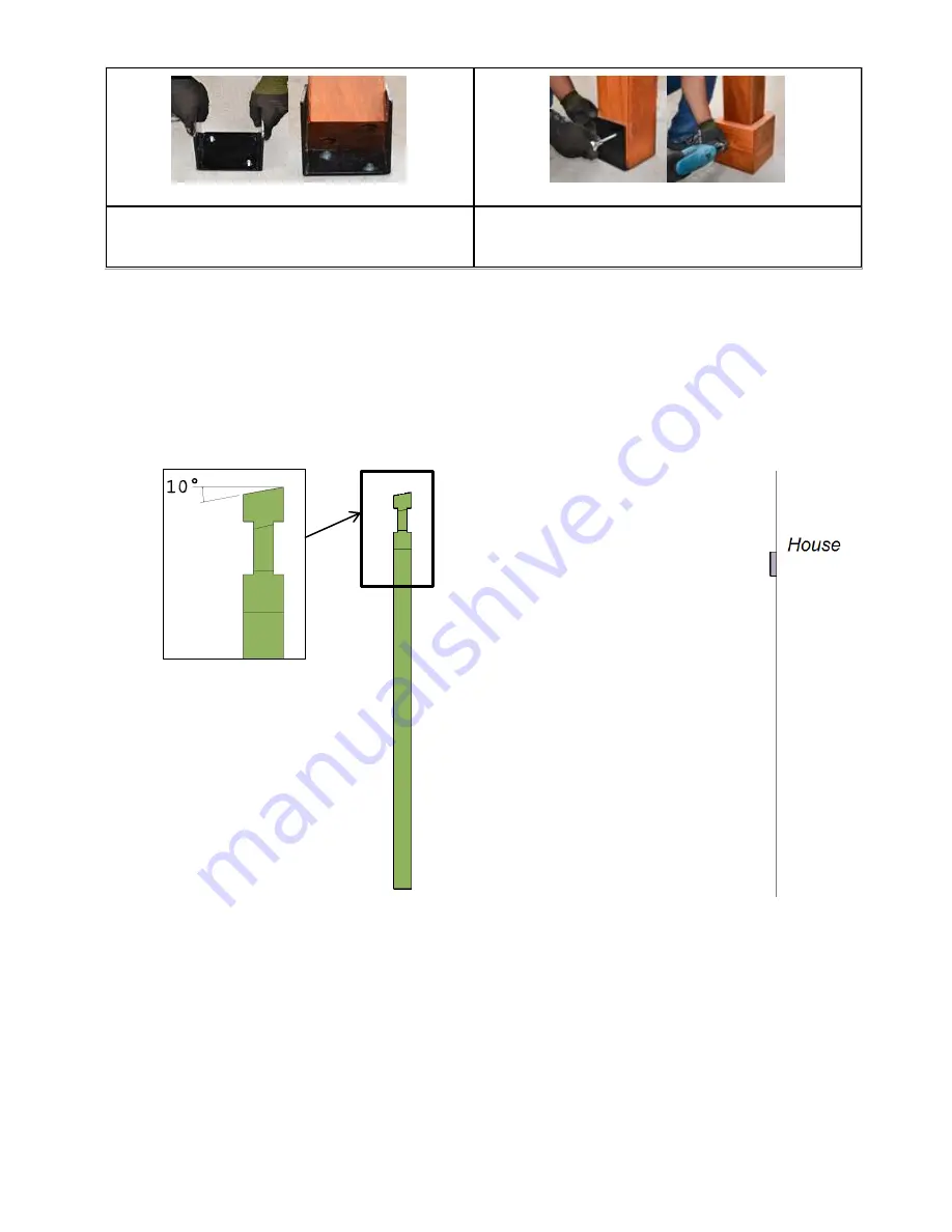 Forever Redwood Attached Arched Pergola Assembly Instructions Manual Download Page 4