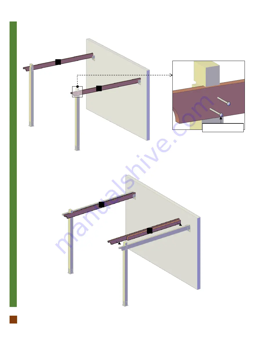 Forever Redwood BACKYARD PORCH PAVILION Assembly Instructions Manual Download Page 6