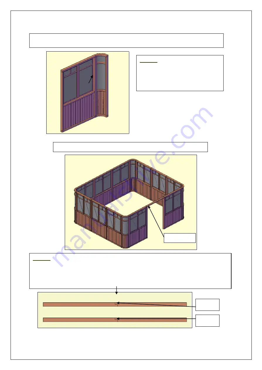 Forever Redwood DIY Wood Gazebo Assembly Instructions Manual Download Page 4