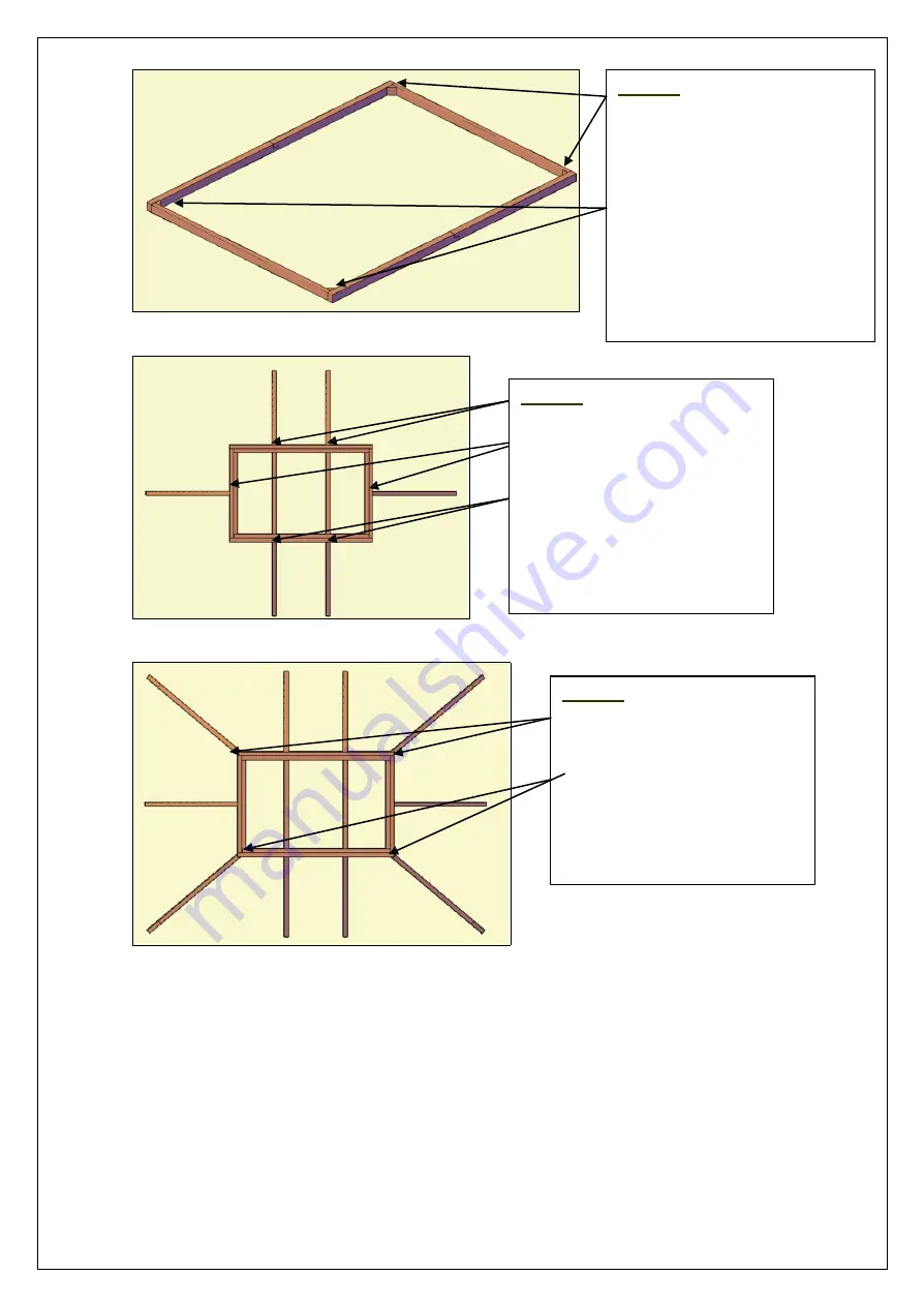 Forever Redwood DIY Wood Gazebo Assembly Instructions Manual Download Page 5