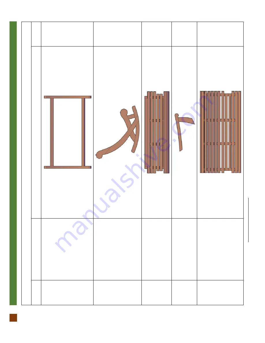 Forever Redwood ENSENADA ROCKING BENCH Assembly Instructions Manual Download Page 2