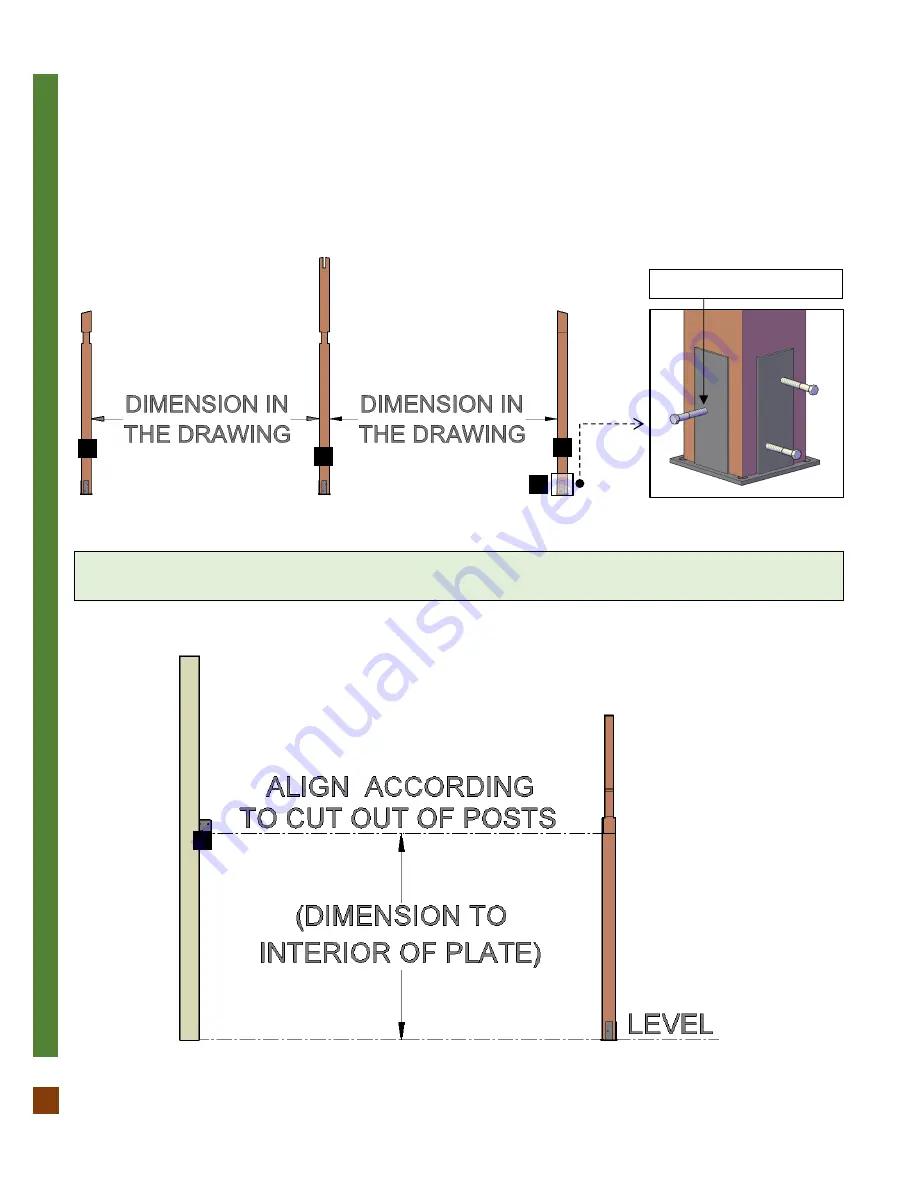 Forever Redwood Forever Porch Pavilion Assembly Instructions Manual Download Page 6