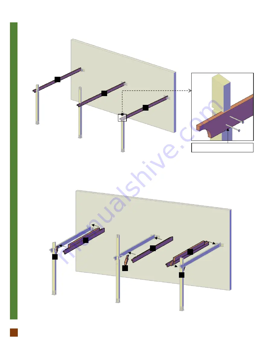 Forever Redwood Forever Porch Pavilion Assembly Instructions Manual Download Page 7