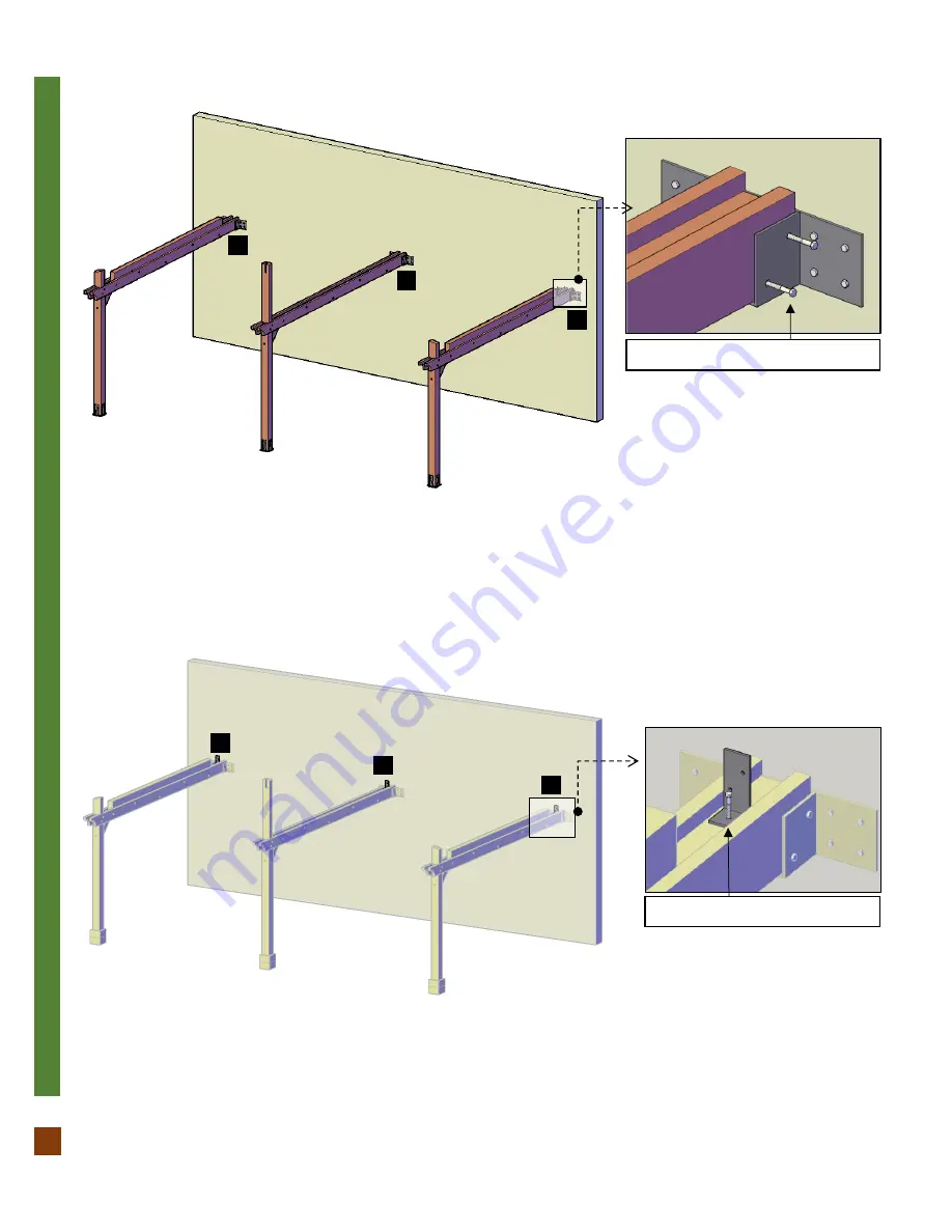 Forever Redwood Forever Porch Pavilion Assembly Instructions Manual Download Page 9