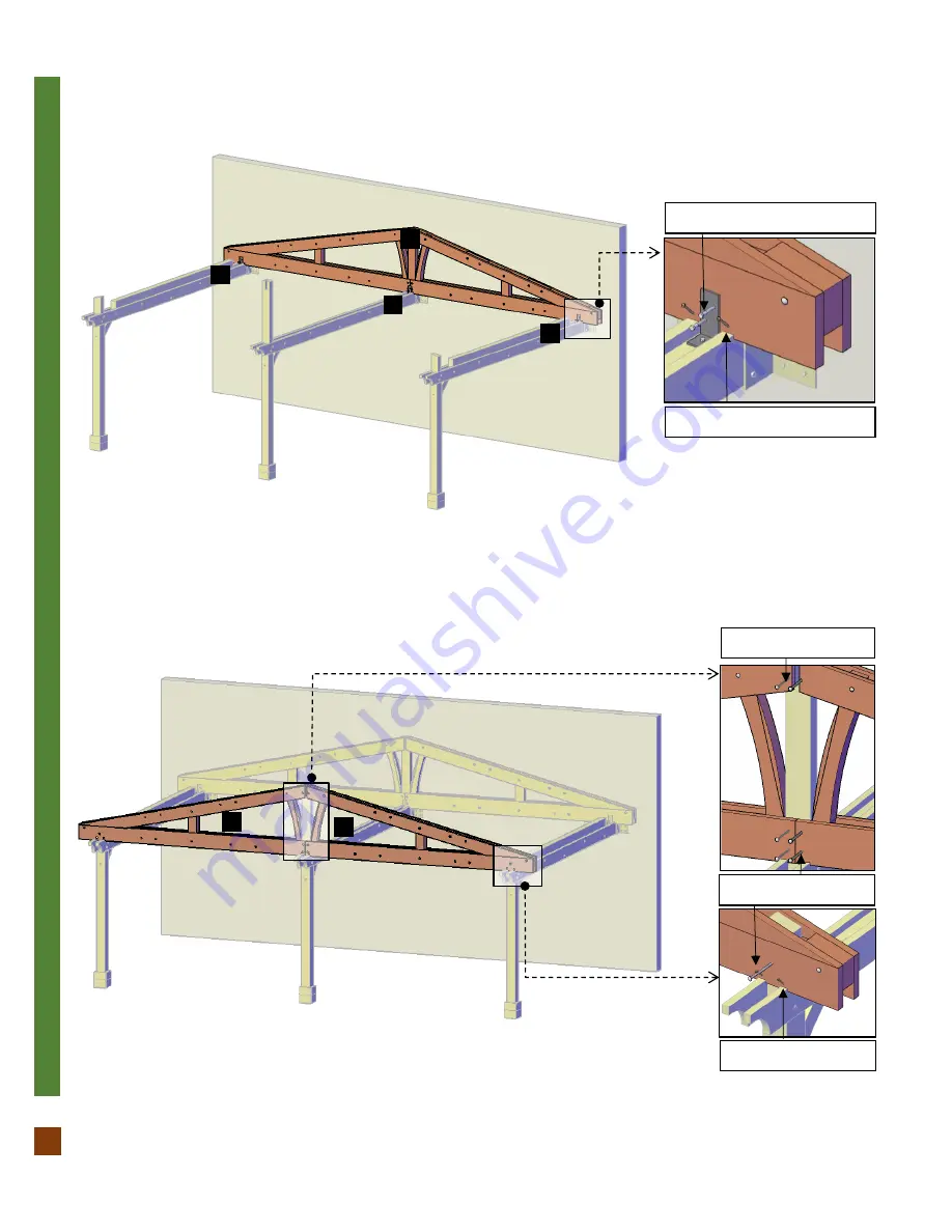 Forever Redwood Forever Porch Pavilion Assembly Instructions Manual Download Page 10