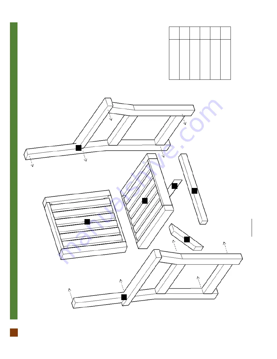 Forever Redwood MASSIVE WOODEN DINING CHAIR Assembly Instructions Manual Download Page 4