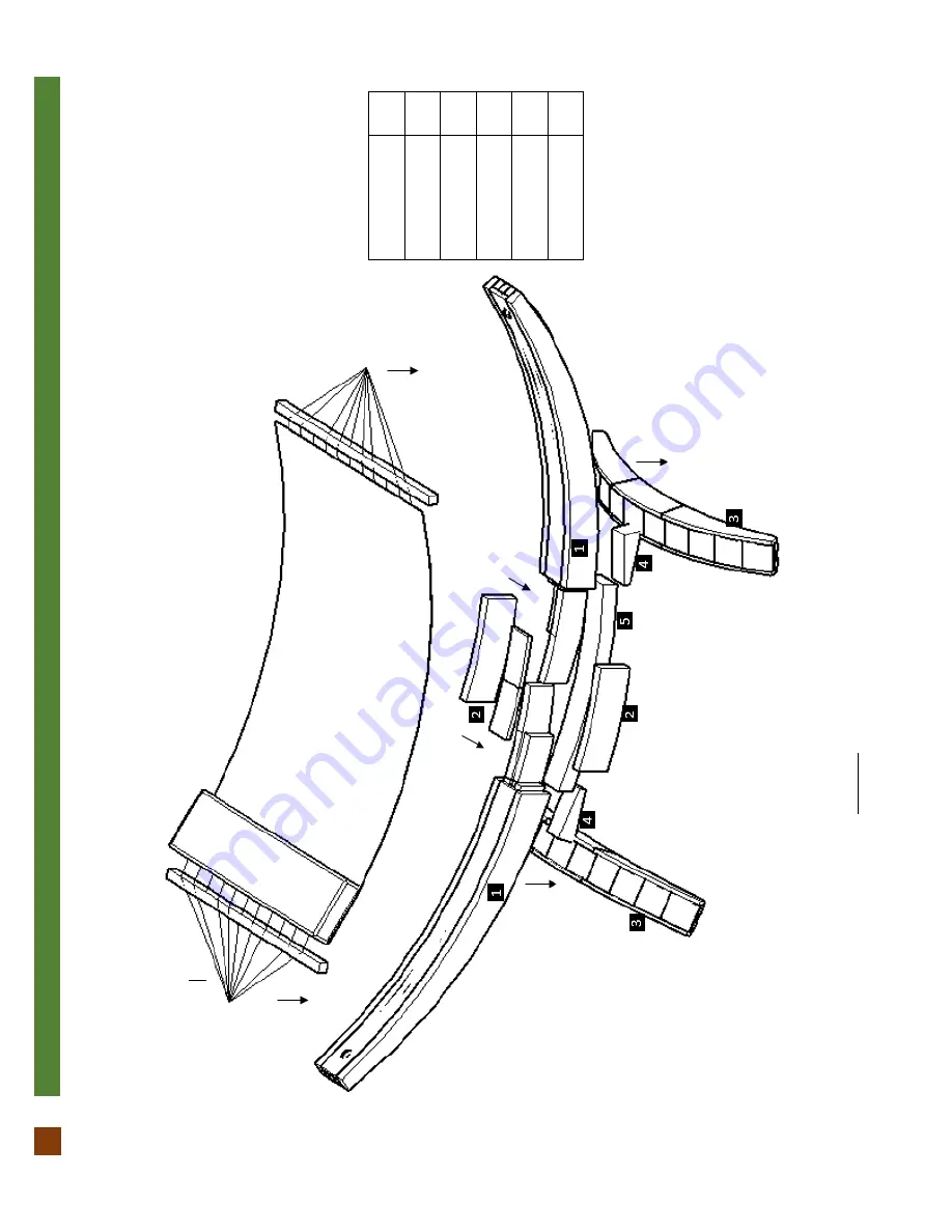 Forever Redwood NOAH'S ARC WOOD HAMMOCK Assembly Instructions Manual Download Page 4