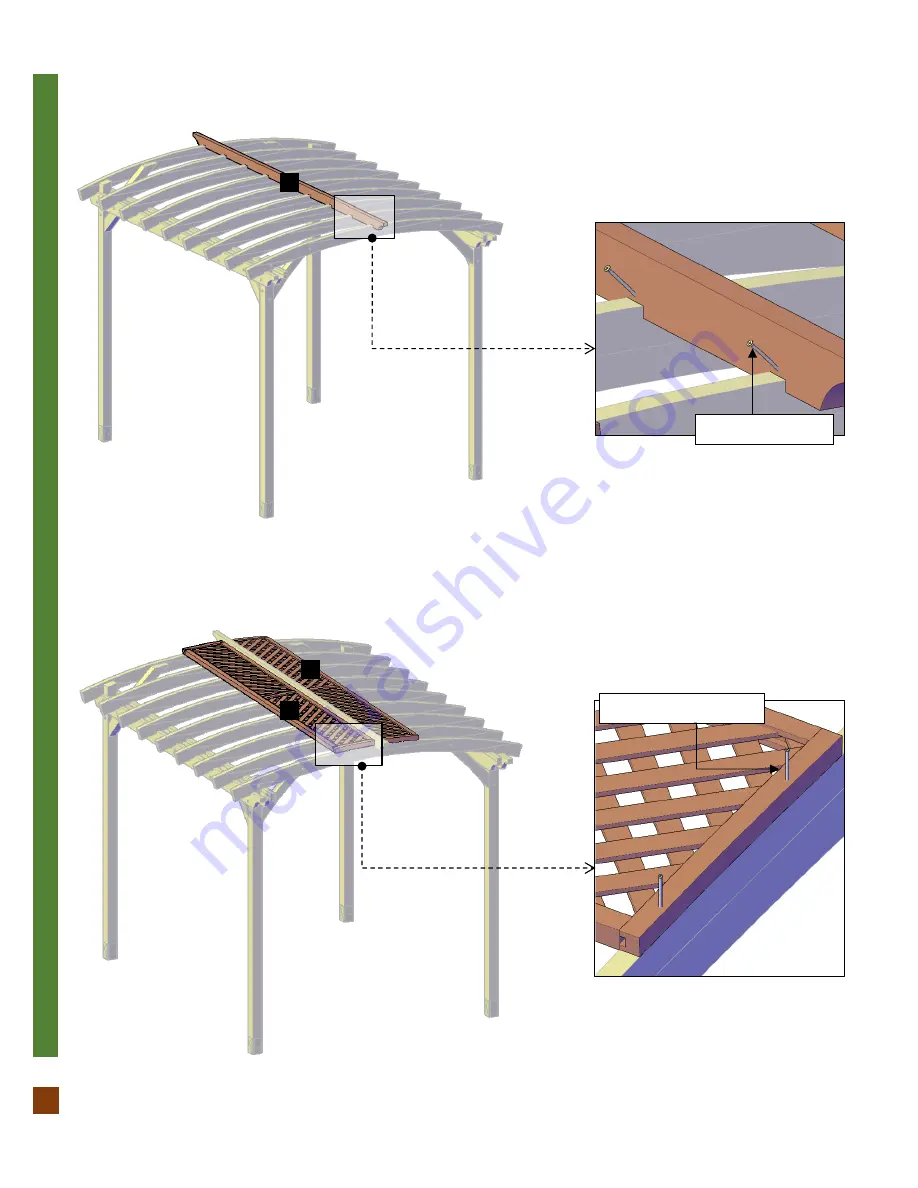 Forever Redwood SMALL ARCHED PERGOLA KITS Скачать руководство пользователя страница 9