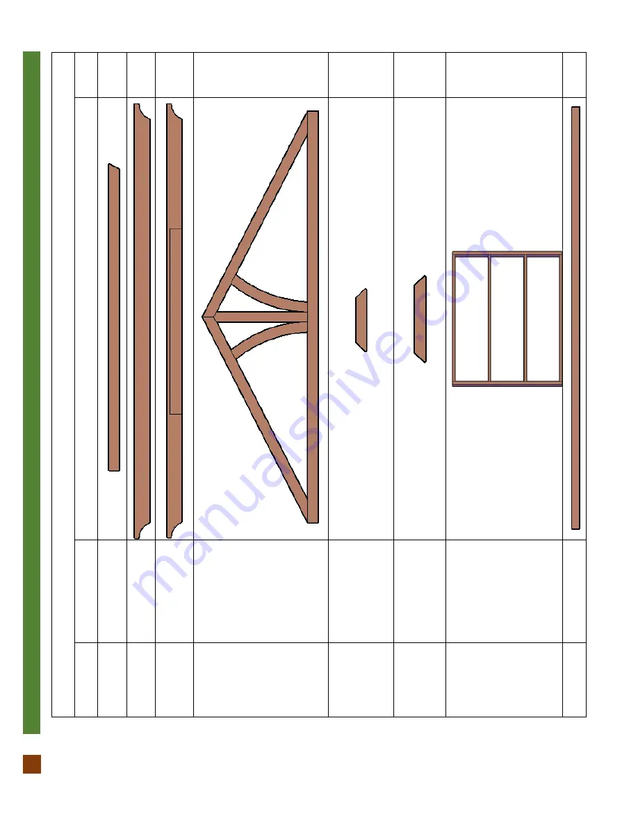 Forever Redwood THE BREEZY SMALL PAVILION Assembly Instructions Manual Download Page 2