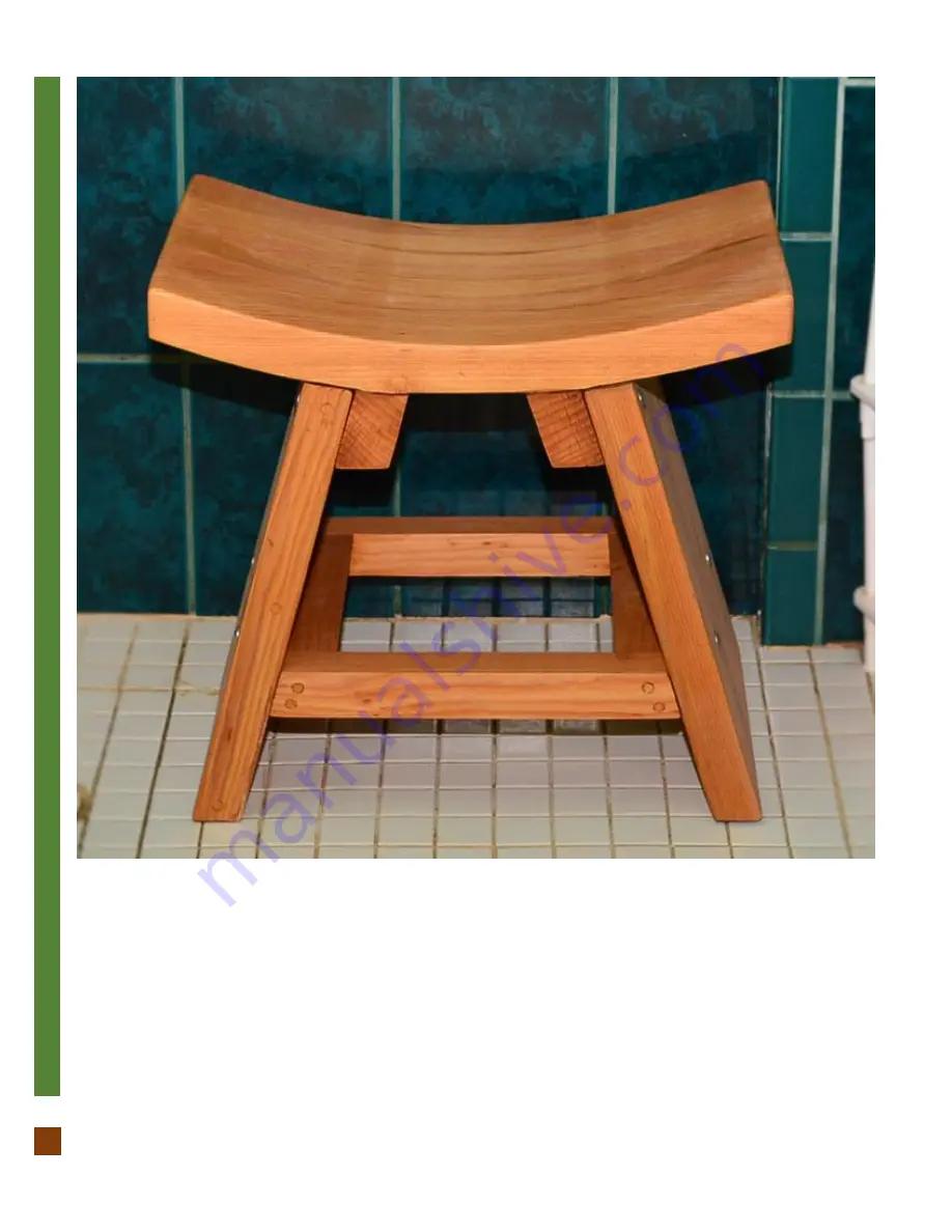 Forever Redwood THE SANCTUARY WOOD SHOWER BENCH Assembly Instructions Download Page 5