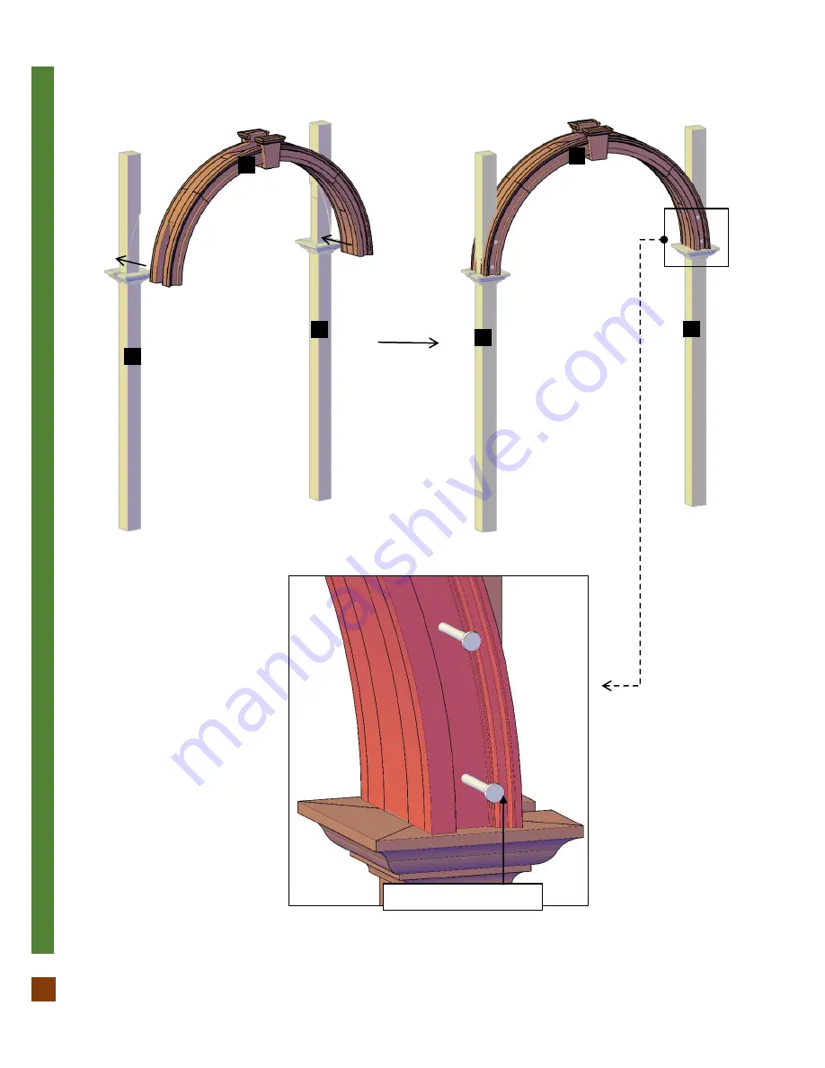 Forever Redwood THE VICTORIAN TRELLIS Assembly Instructions Manual Download Page 7