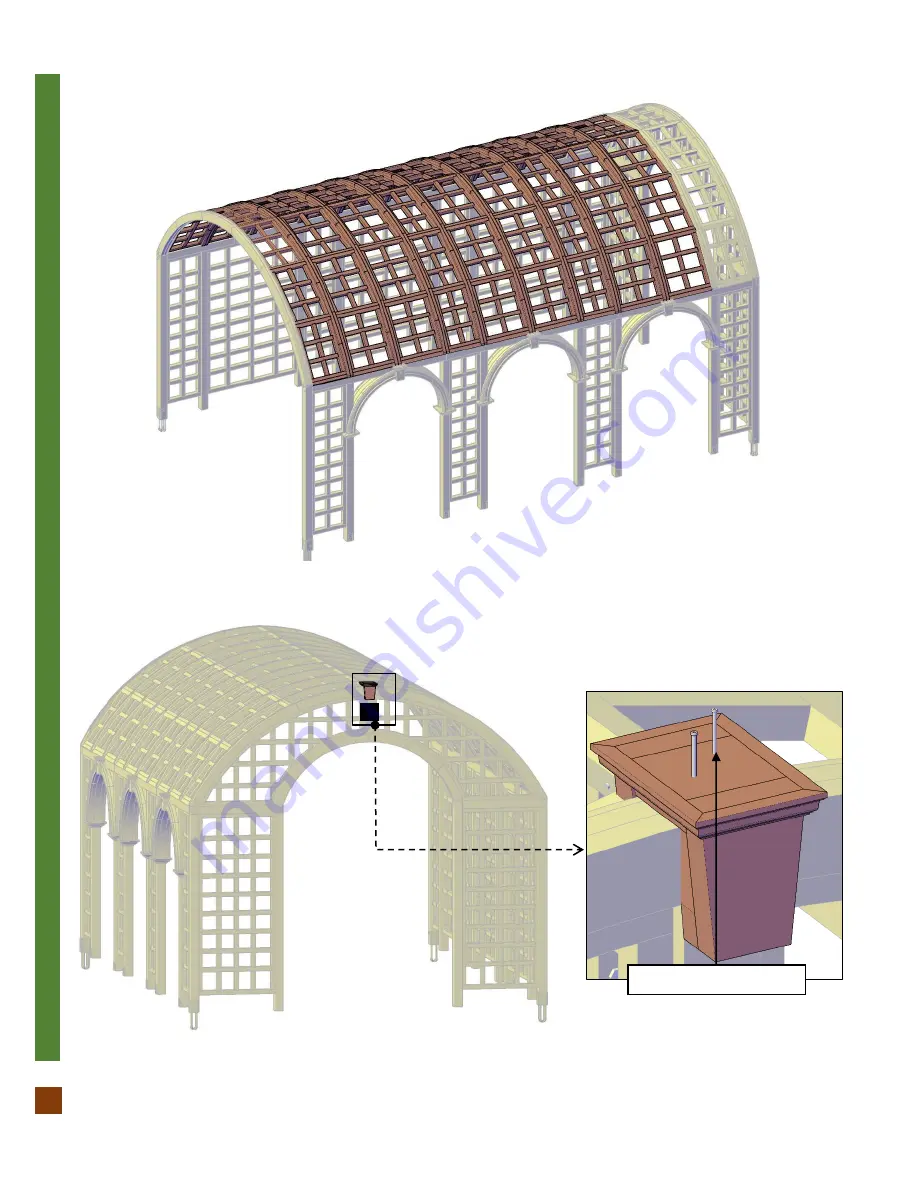 Forever Redwood THE VICTORIAN TRELLIS Assembly Instructions Manual Download Page 18