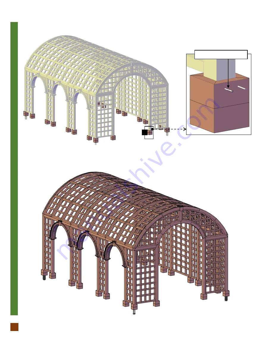 Forever Redwood THE VICTORIAN TRELLIS Assembly Instructions Manual Download Page 19