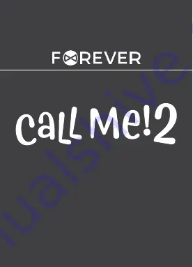 FOREVER Call Me 2 Manual Download Page 1