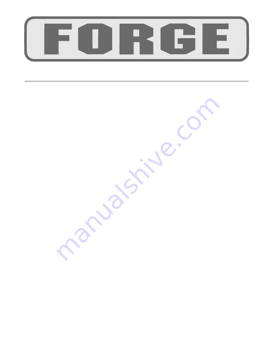 Forge FDSS90030 User Manual Download Page 2