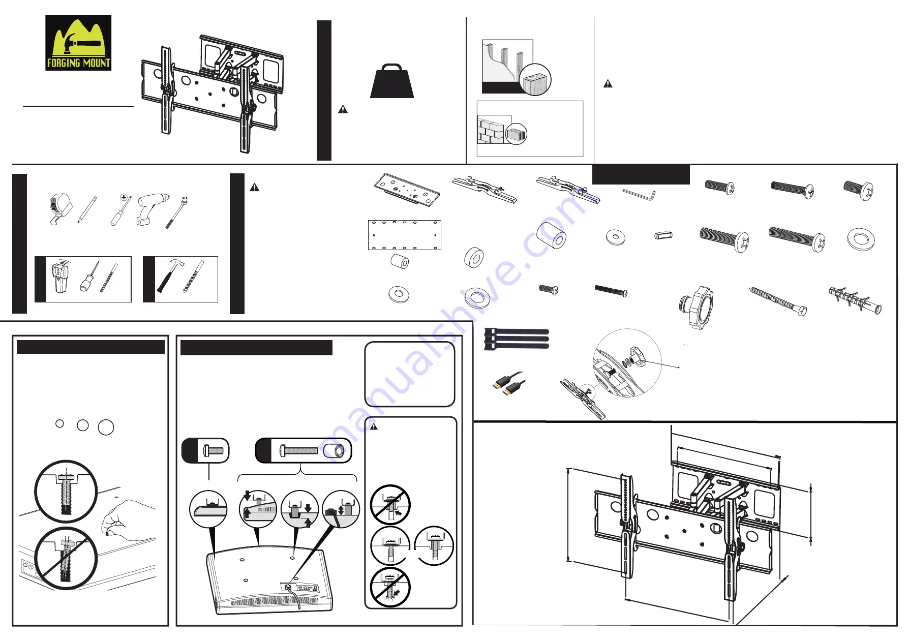 Forging Mount HY9400-B Installation Instruction Download Page 1