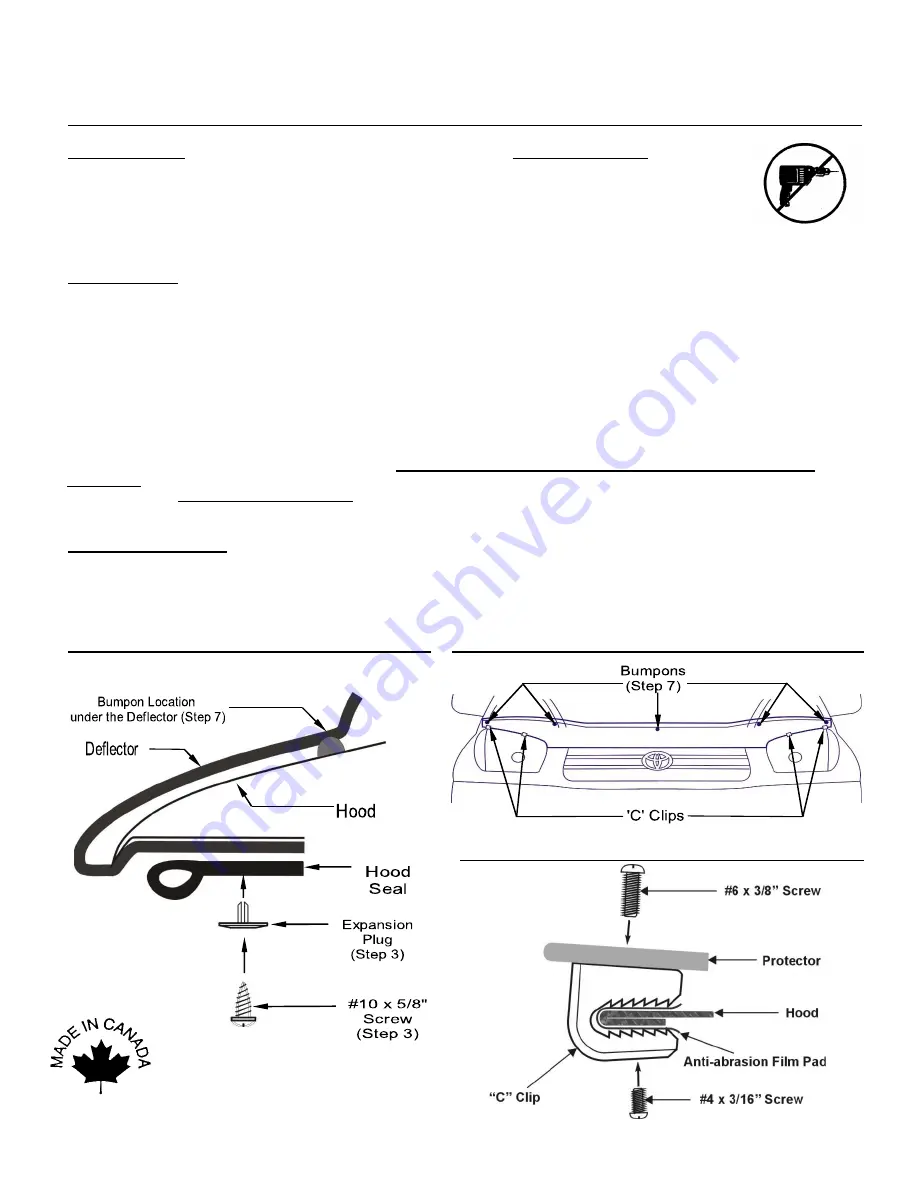 FORM FIT 20K 01 Installation Instructions Download Page 1