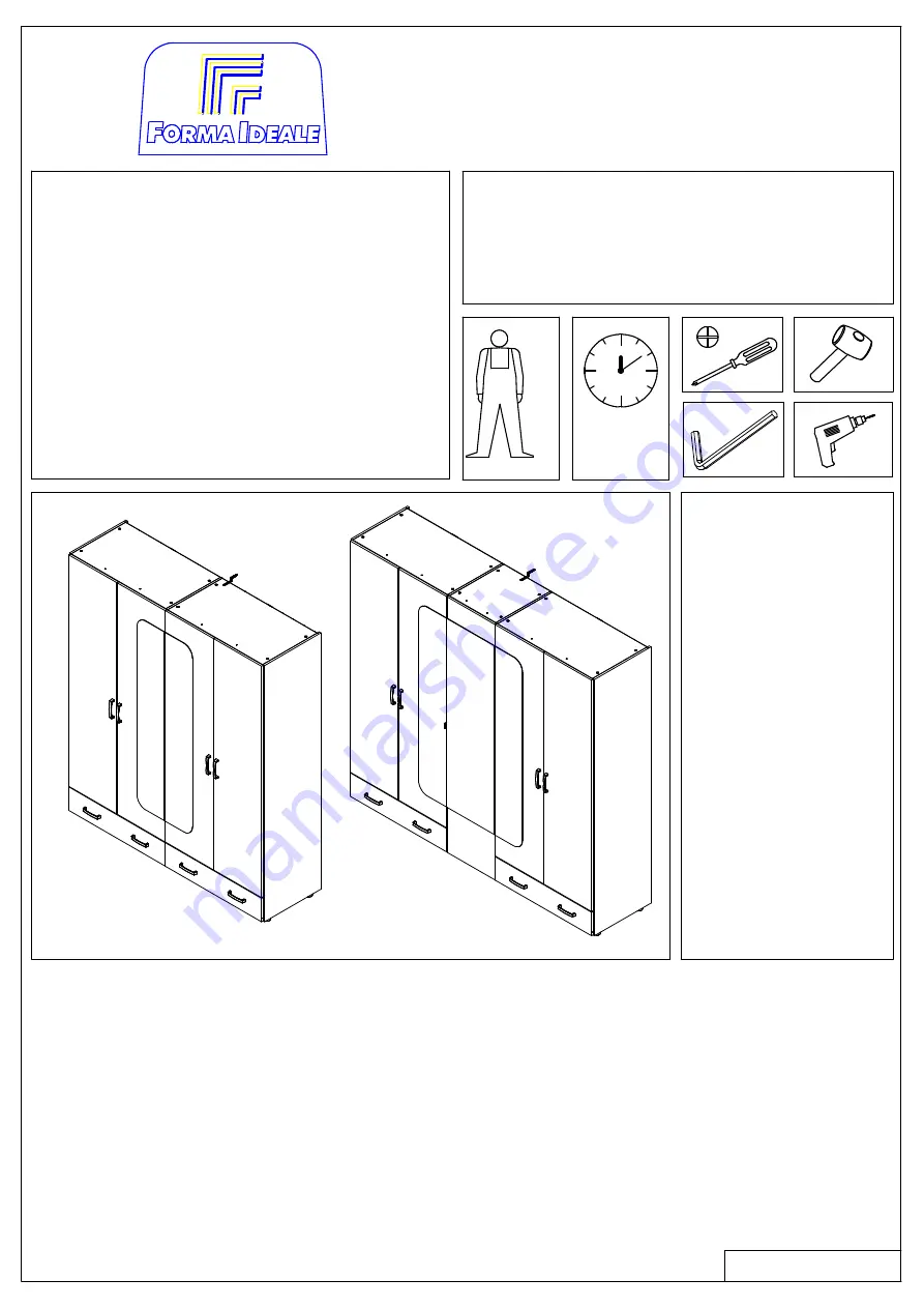 Forma Ideale ESTILO 4K2F2O - TYP I Assembling Instruction Download Page 1