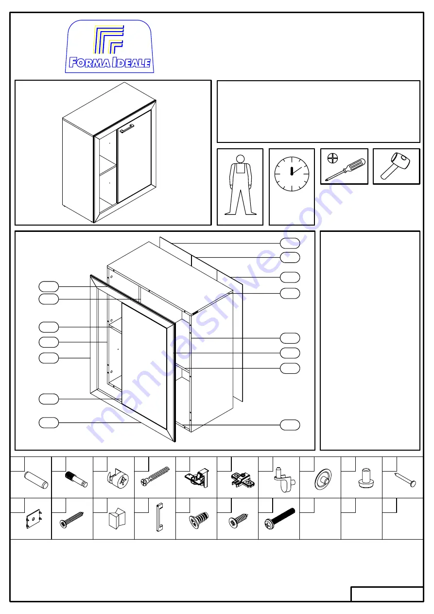 Forma Ideale regal TRAMONTO KOM Assembling Instruction Download Page 3