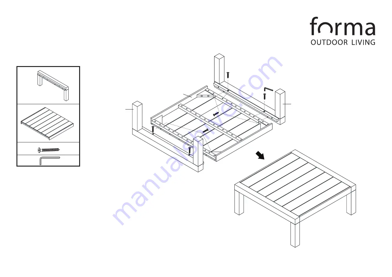 forma SUMATRA 582631 Assembly Instructions Download Page 4