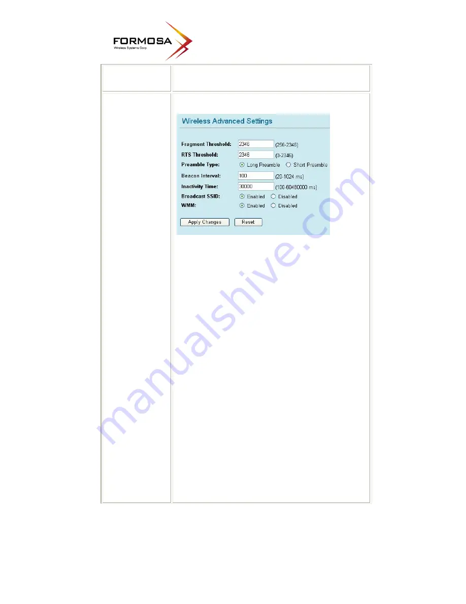 Formosa XG-520 User Manual Download Page 18