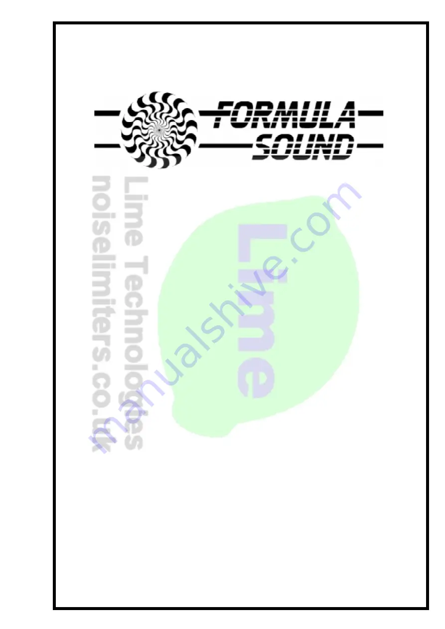 Formula Sound SENTRY MK2 User Manual Download Page 1