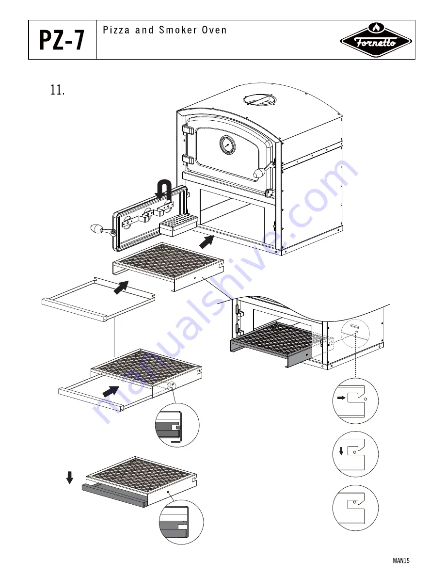 Fornetto PZ-7 Operating Manual Download Page 15