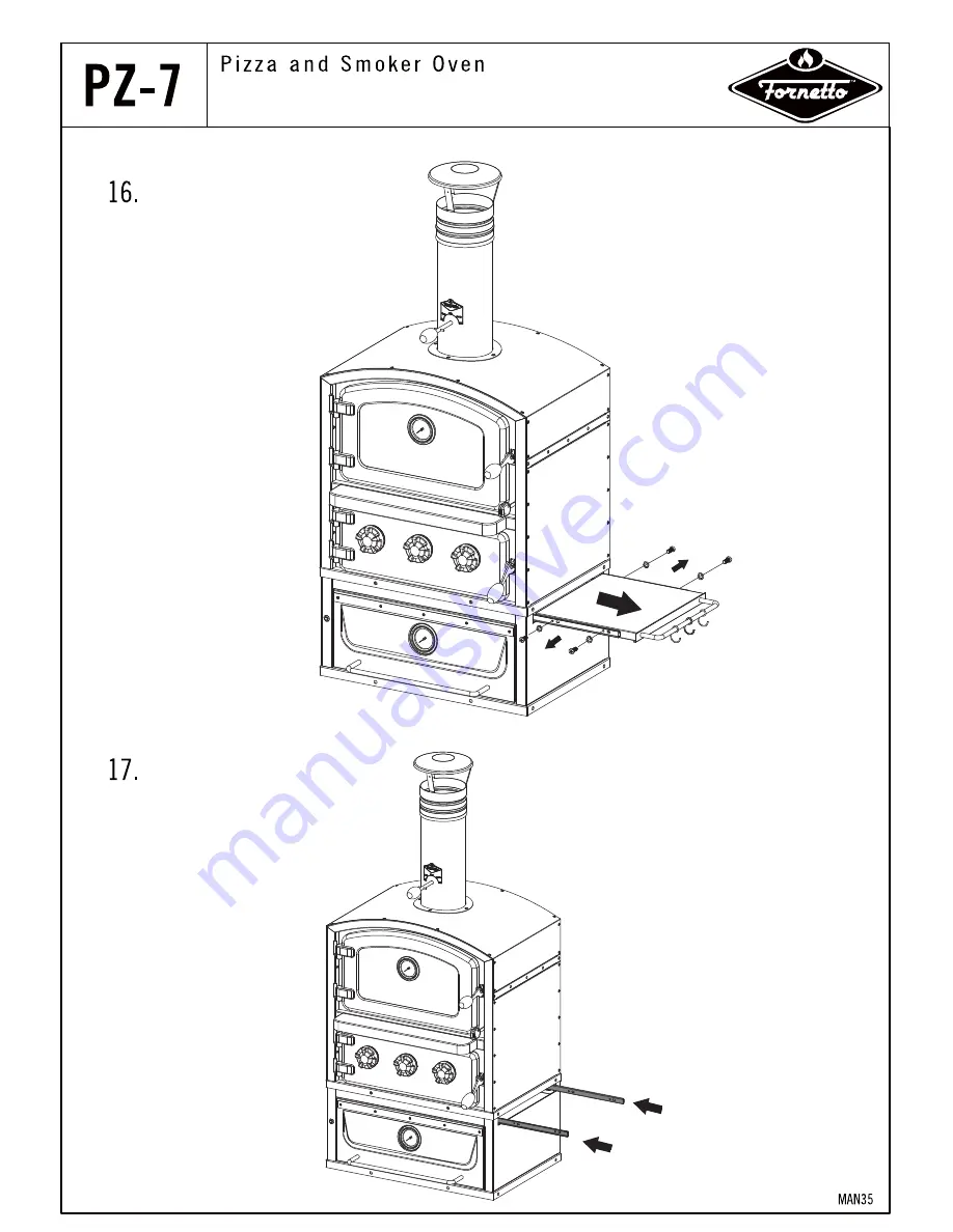 Fornetto PZ-7 Operating Manual Download Page 35