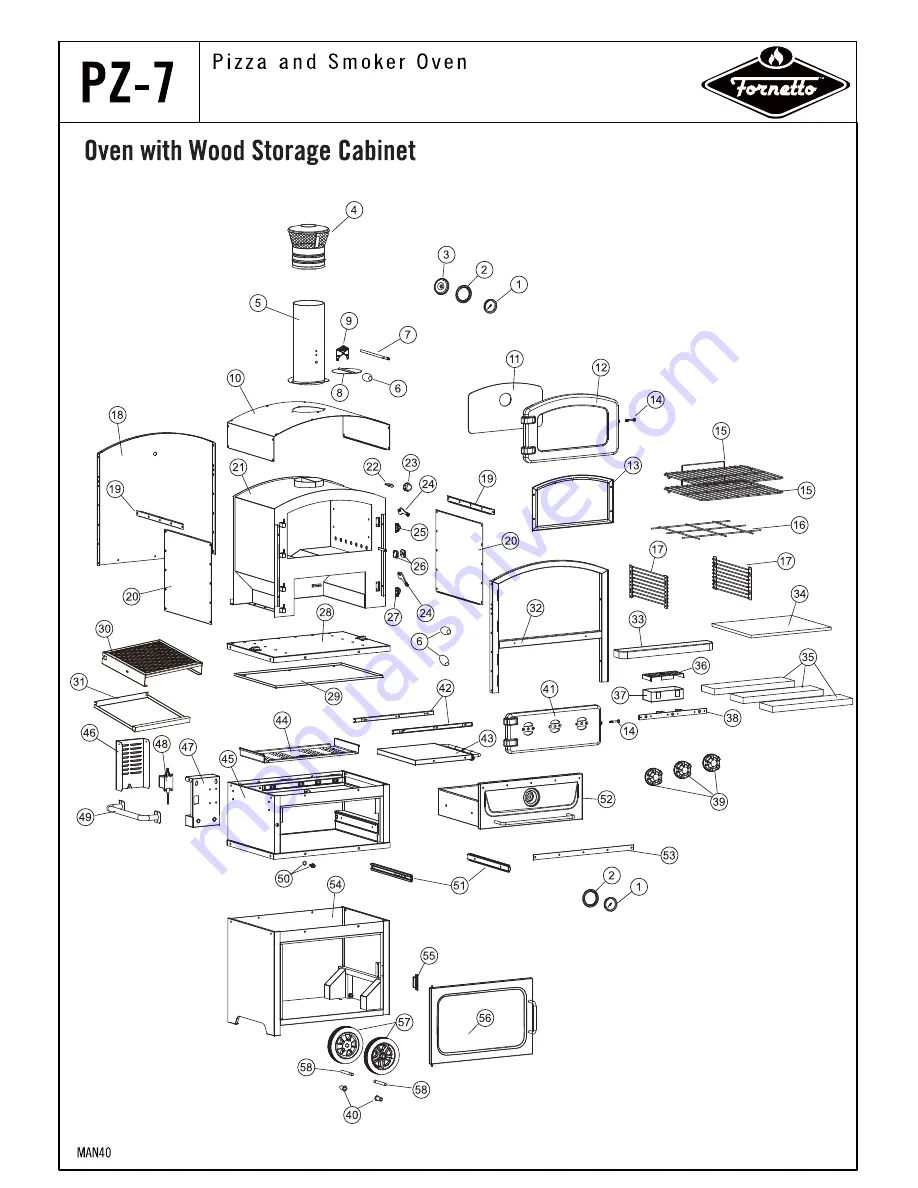 Fornetto PZ-7 Скачать руководство пользователя страница 40